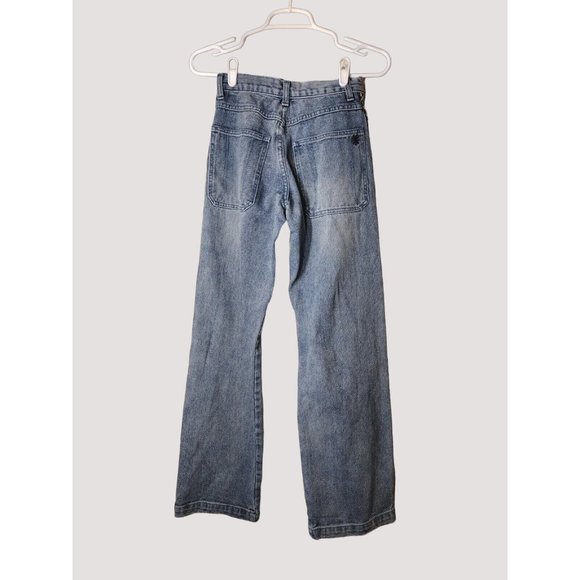 Delias Jeans Juniors XS Racer Stripe Straight Leg - Picture 2 of 16